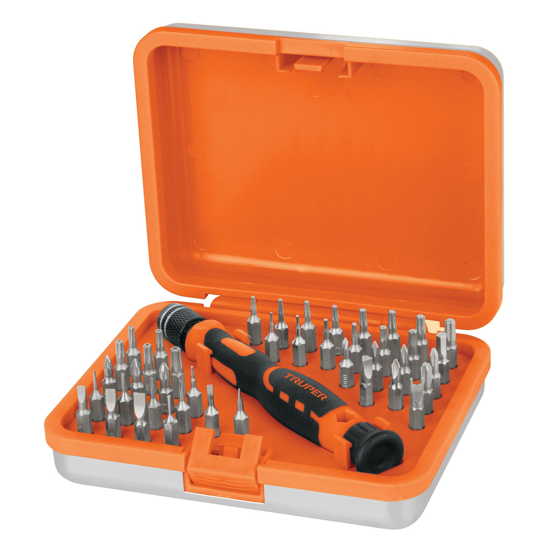 Juego desarmadores de joyero, punta intercambiable,42pzas