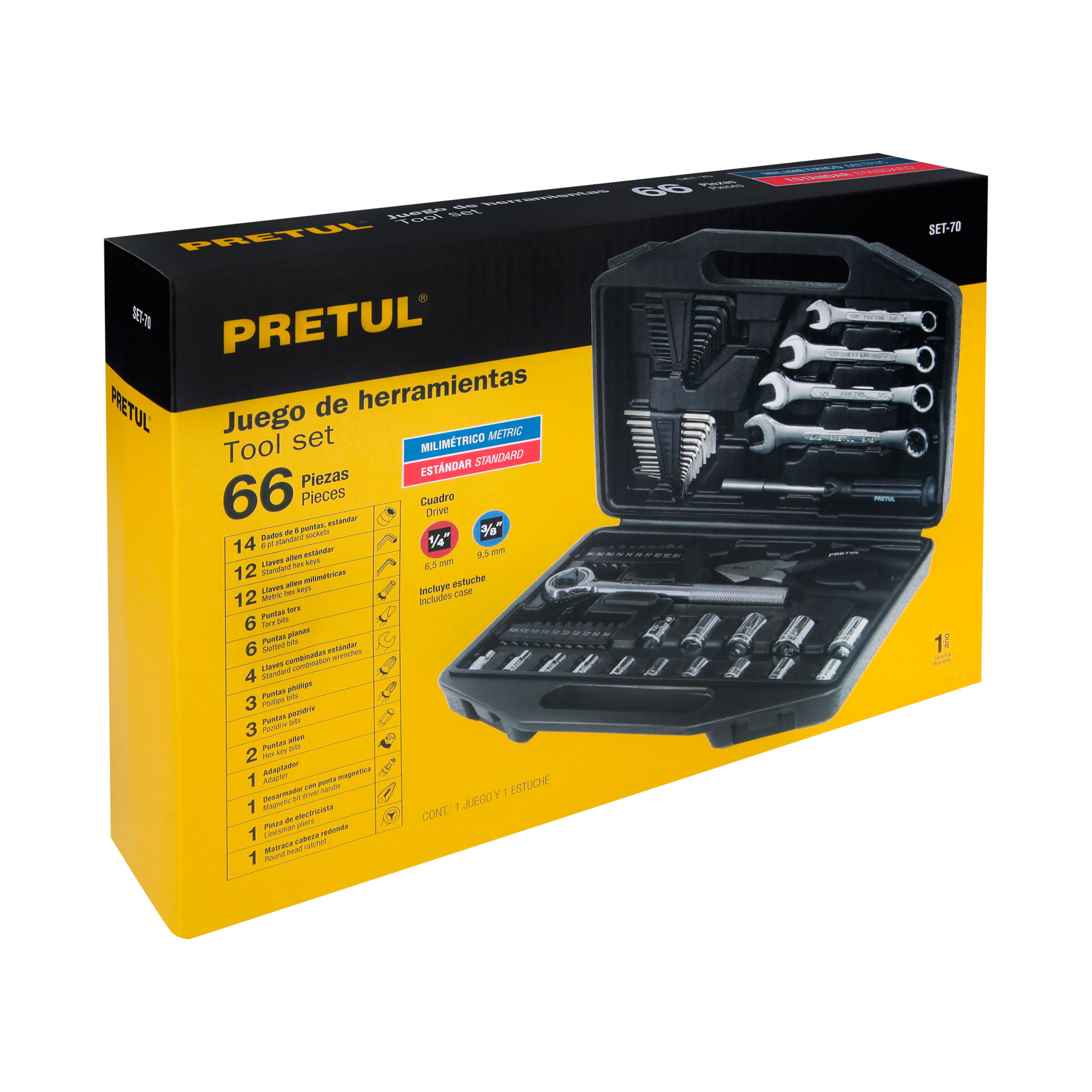 Juego de 66 piezas, Pretul