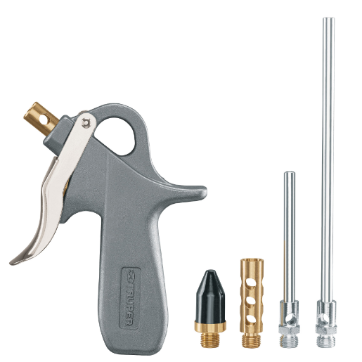 Juego de pistola para sopletear con 5 boquillas