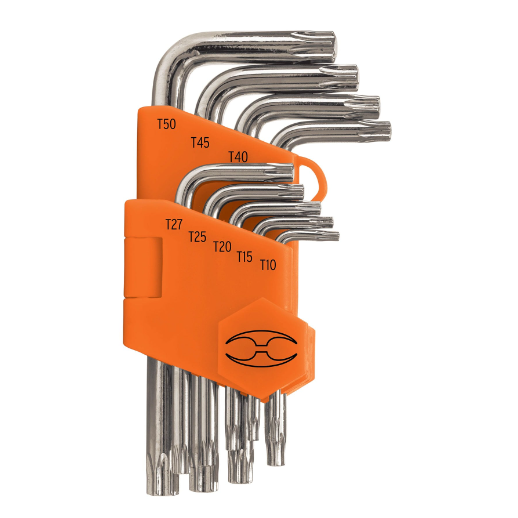 Juego de llaves torx, 9 piezas