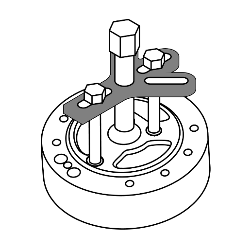 Juego de extractor tipo pata de gallo con 13 piezas