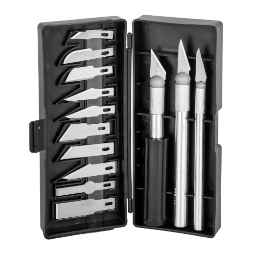 Juego de exactos con estuche, 13 piezas, pretul