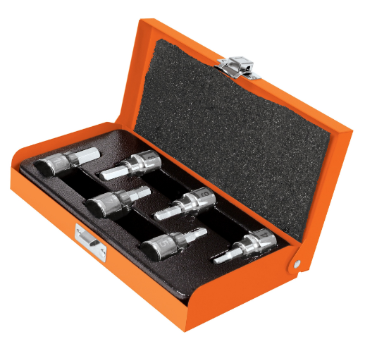 Juego de dados, punta hexagonal, cuadro 3/8", 6 piezas, mm SUSTITUYE 14170