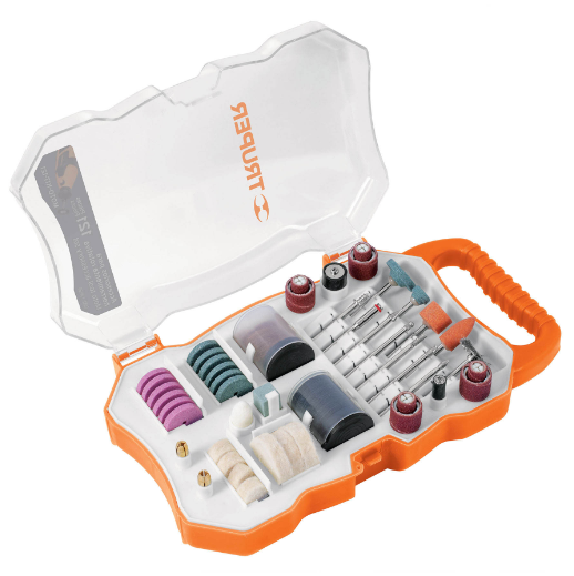 Juego de accesorios para herramienta rotativa, 121 piezas