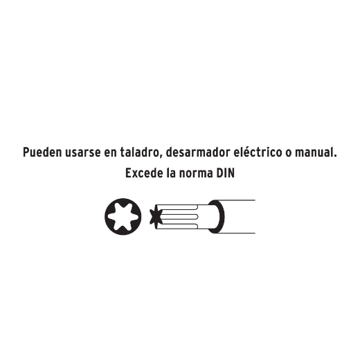 Juego de 7 puntas Torx, 2'