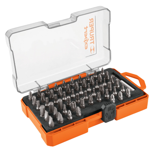 Juego de 58 puntas, 1", S2, Truper Expert
