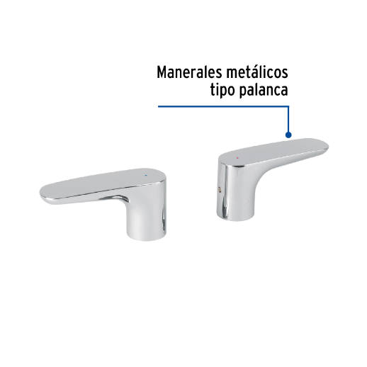 Juego de 2 manerales para tina, Riviera