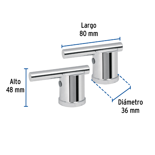 Juego de 2 manerales para lavabo y fregadero, Element