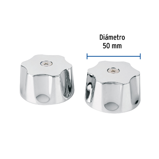 Juego de 2 manerales para lavabo y fregadero metálicos, Aqua