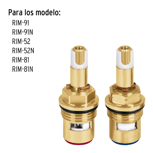 Juego de 2 cartuchos cerámicos, Riviera