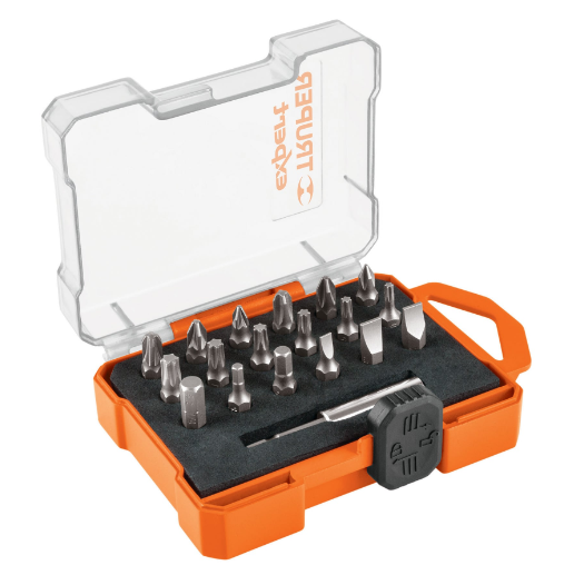 Juego de 19 puntas, 1", S2, Truper Expert