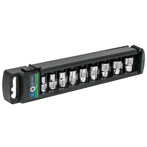 Juego dados, punta torx, 3/8", 9 piezas