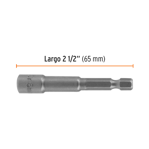 Juego dados magnéticos, 6 mm, 5 piezas, Truper Expert