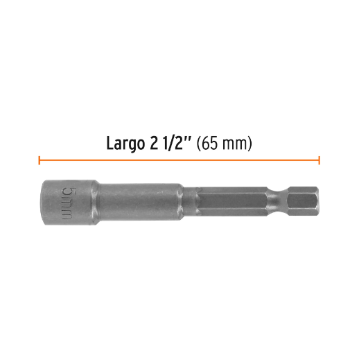Juego dados magnéticos, 5 mm, 5 piezas, Truper Expert