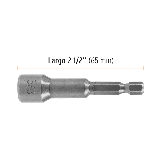 Juego dados magnéticos, 3/8", 5 piezas, Truper Expert
