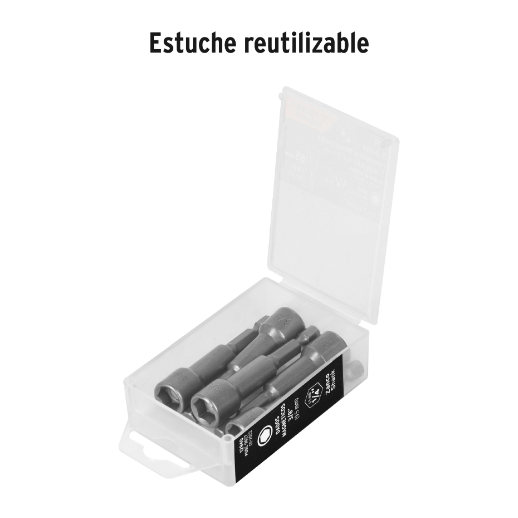 Juego dados magnéticos, 3/8", 5 piezas, Truper Expert