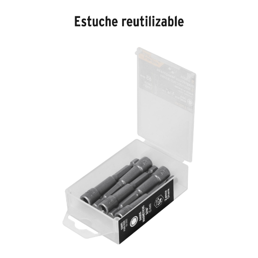 Juego dados magnéticos, 3/16", 5 piezas, Truper Expert
