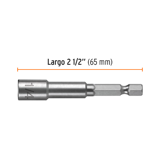 Juego dados magnéticos, 1/4", 5 piezas, Truper Expert
