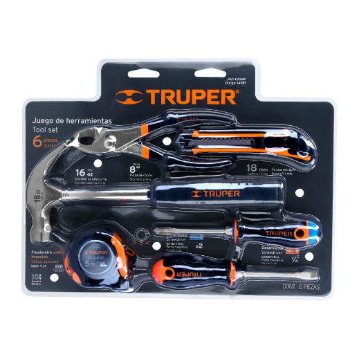 Juego casero de herramientas, 6 piezas