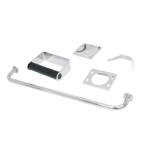 Juego accesorios baño, 5 piezas, basic