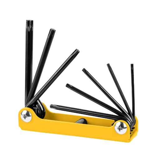 Juego 8 llaves torx, tipo navaja, Pretul
