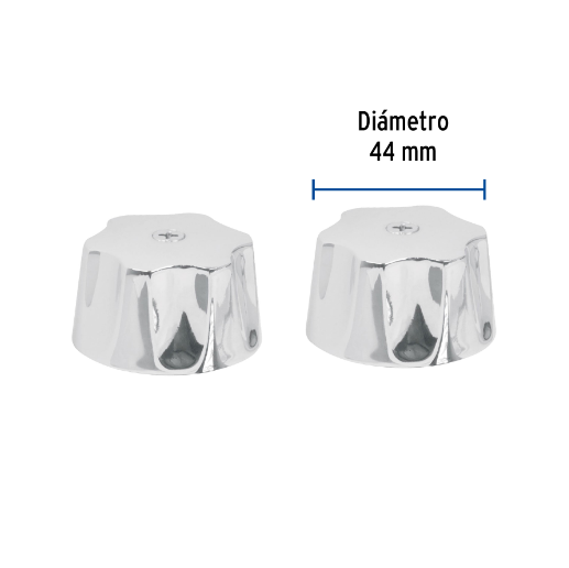 Juego 2 manerales lavabo y fregadero, hexagonal, Basic