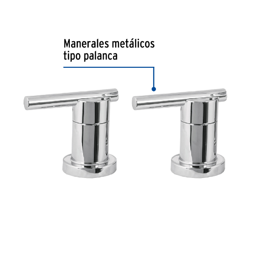 Jgo. 2 manerales para lavabo, taladros separados, Element