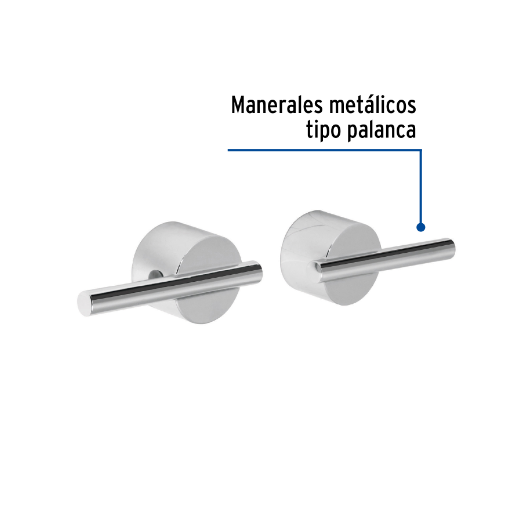Jgo. 2 manerales para lavabo a la pared, Element