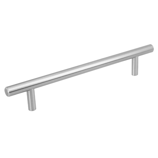 Jaladera, niquel satinado, estilo Cilindro, 160 mm