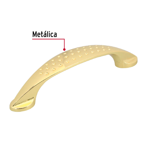Jaladera, latón brillante, estilo Elipse, 96 mm