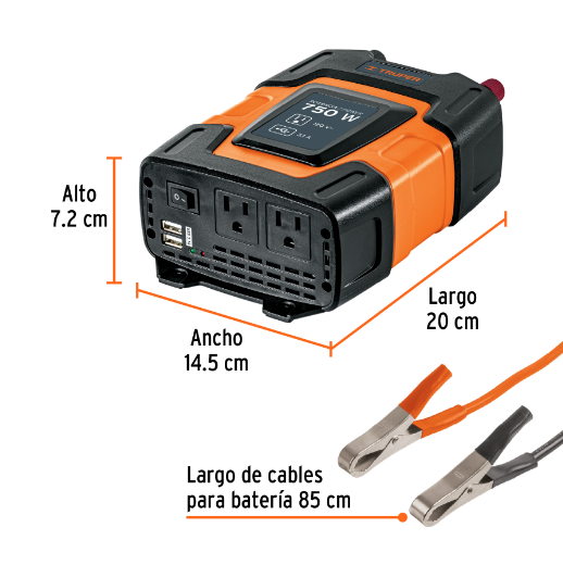 Inversor de corriente de 750 W