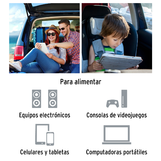 Inversor de corriente 400 W