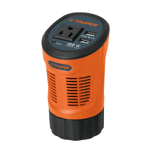 Inversor de corriente 120 W, tipo vaso