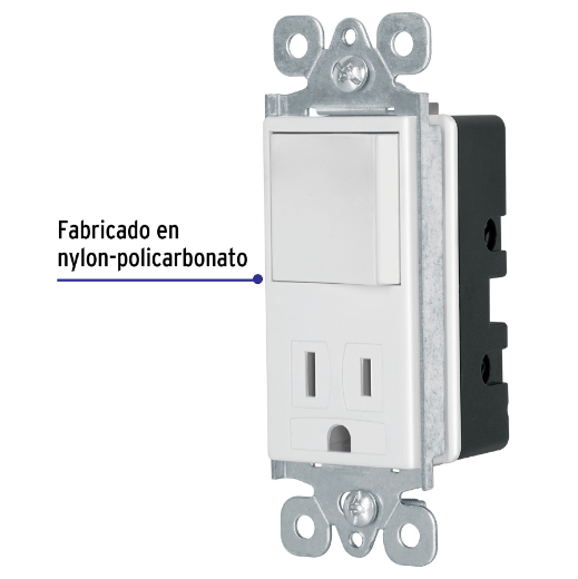 Interruptor-contacto, 2 polos + tierra, Classic
