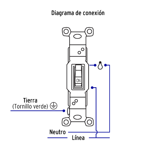 Interruptor vertical, línea Standard