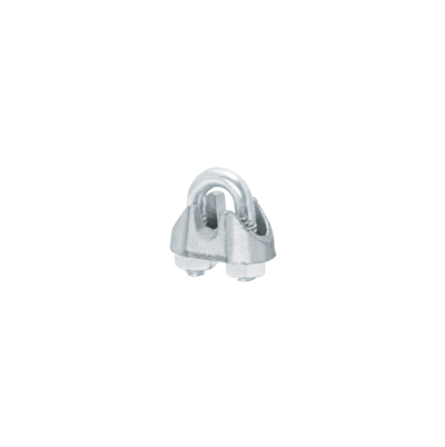 Bolsa con 100 nudos (perros) de hierro para cable de 1/8'