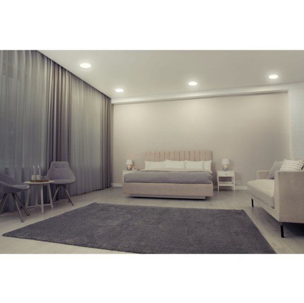 Luminario de LED para empotrar 6 W, ajustable, luz de día