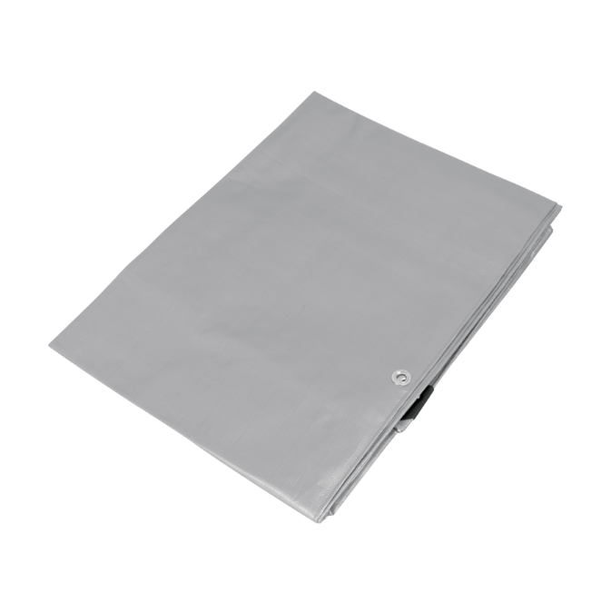 Lona reforzada, 1.5 x 2 m, gris