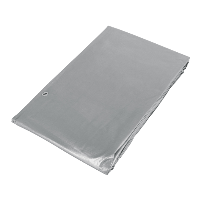 Lona reforzada, 4 x 6 m, gris