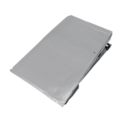 Lona reforzada, 4 x 7 m, gris