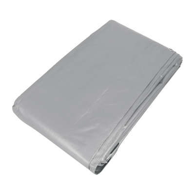 Lona reforzada, 5 x 7 m, gris