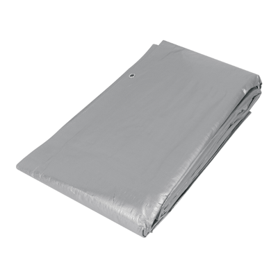 Lona reforzada, 6 x 6 m, gris