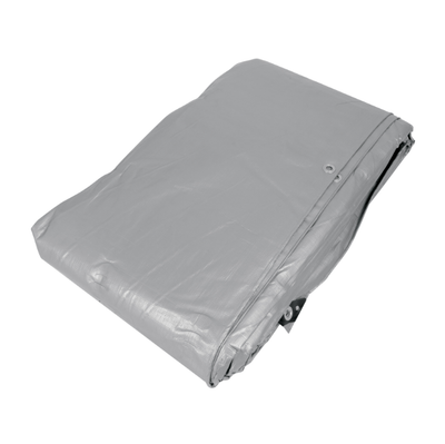 Lona reforzada, 7 x 10 m, gris