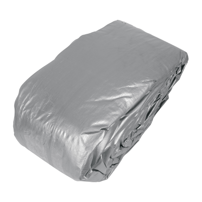 Lona reforzada, 9 x 14 m, gris
