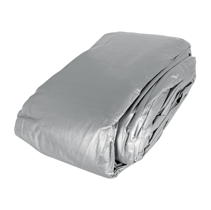 Lona reforzada, 12 x 17 m, gris