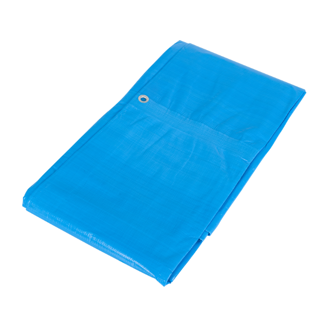 Lona reforzada, 3 x 3 metros, azul