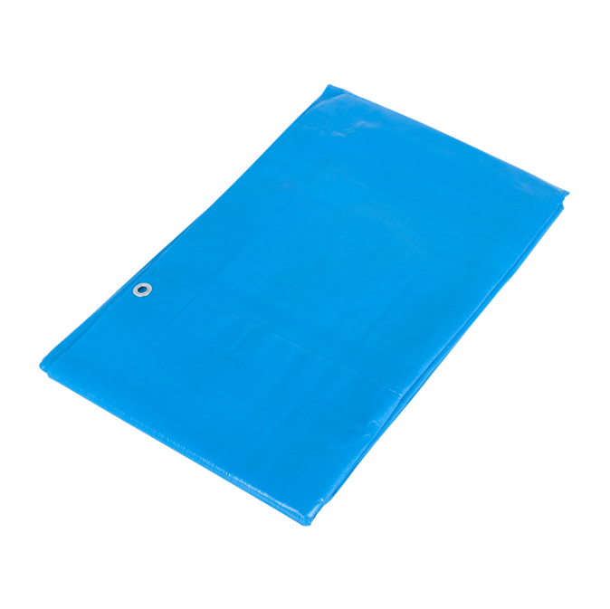 Lona reforzada, 3 x 4 metros, azul