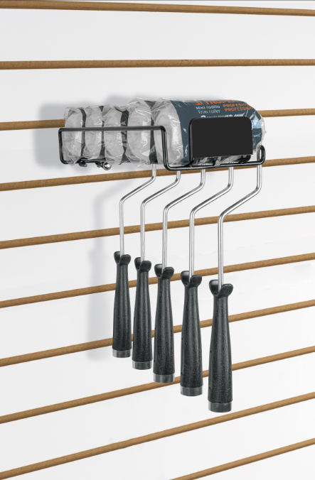 Rack para rodillos para pintar de 4', Truper
