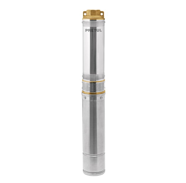 Bomba sumergible, tipo bala, 1 HP, agua limpia, Pretul