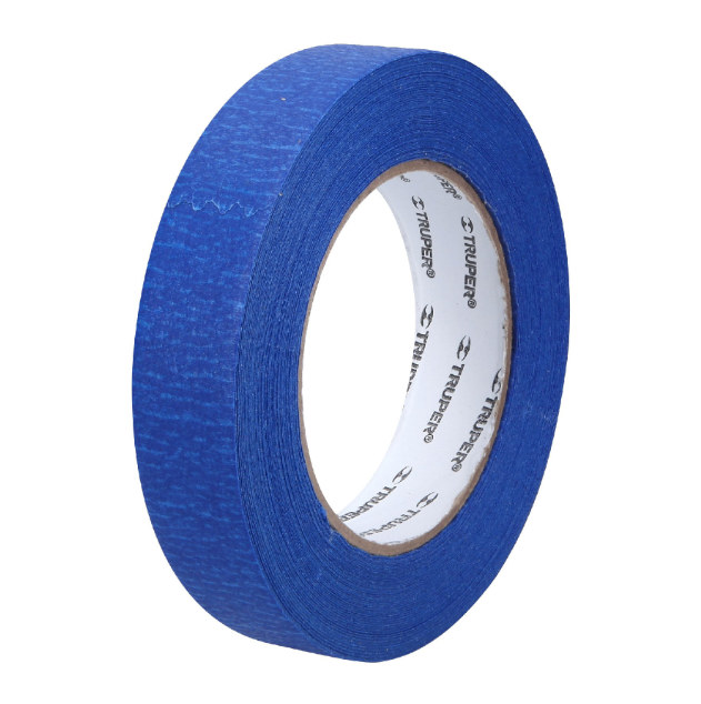 Cinta Masking tape azul de 1" x 50 m para pintor, Truper